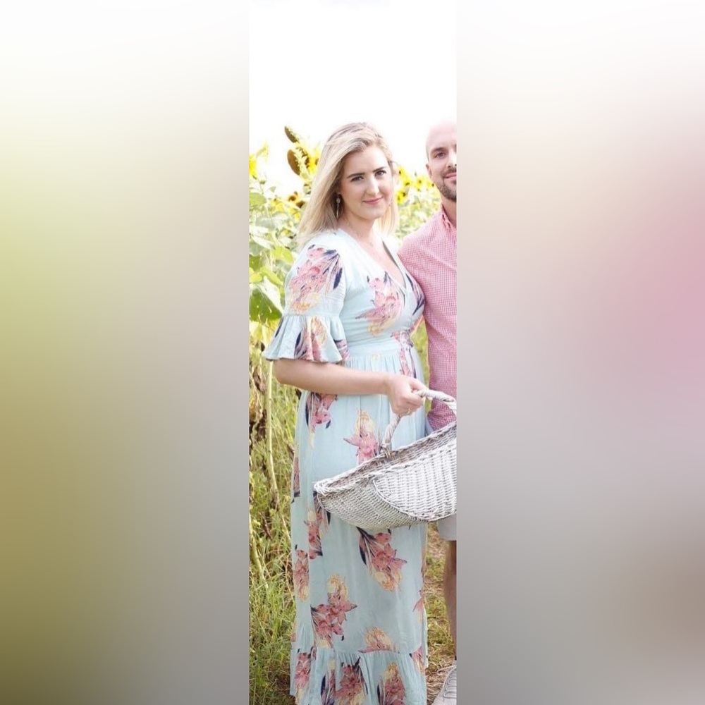 Floral Button-Down Maxi Dress